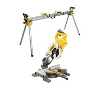 Dewalt DCS777N XR 54v Flexvolt Cordless 216mm Mitre Saw Bare & DE7023 Leg Stand