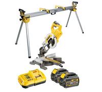 Dewalt Dcs777T2 Xr 54V Flexvolt Cordless 216mm Mitre Saw 2 X 6.0Ah Batts & Stand