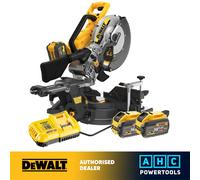 DeWalt DCS781 54v XR FLEXVOLT Cordless Sliding Mitre Saw 305mm 2 x 9ah Li-ion