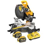 DeWalt DCS781 54v XR FLEXVOLT Cordless Sliding Mitre Saw 305mm 2 x 9ah Li-ion
