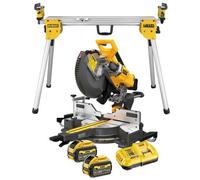 Dewalt Dcs781X2 Xr Flexvolt Cordless Mitre Saw 305mm 54V 2 X 9.0Ah De7033 Stand