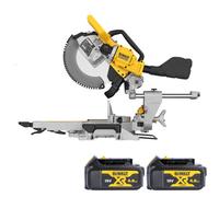 Dewalt Dcs782 18V Xr Cordless Brushless 305mm Slide Mitre Saw With 2 X 4Ah Batteries