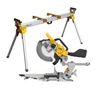 Dewalt Dcs782 18V Xr Cordless Brushless 305mm Slide Mitre Saw With De7023 Leg Stand