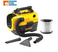 DeWalt DCV584L 18v XR 7L L-Class Wet & Dry Vacuum Body Only + 1x DCV5801H-XJ ...