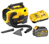Dewalt Dcv584L Flexvolt Xr 14.4V 18V Wet Dry Cordless Corded Vacuum +6Ah Battery