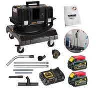 Dewalt Dcv586Mt2 Cordless Xr Flexvolt M-Class Wet Dry Vac + Tstak Carrier + Hose