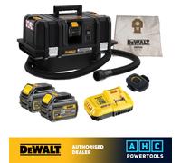 DeWalt DCV586M 54V XR Cordless Flexvolt M-Class Dust Extractor 2 x 6ah Li-ion Battery Charger No Case