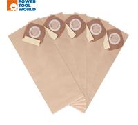 DCV9401 Replacement Pape Bags fo DCV586M Dust Extacto (Pack 5) DEWDCV9401