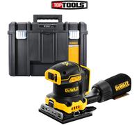 Dewalt DCW200N 18V Brushless 115mm Palm Sander Body in Tstak Case - No Tote Tray