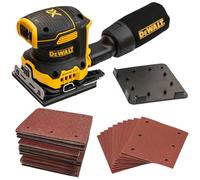 Dewalt DCW200N Cordless Brushless 18v XR 1/4 Sheet Palm Sander 50 Sanding Sheets