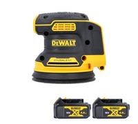 Dewalt Dcw210 18V Cordless Brushless Orbital Sander With 2 X 4Ah Batteries