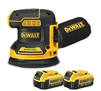 Dewalt DCW210N 18V Brushless 125mm Random Orbital Sander with 2 x 4.0Ah DCB182 Batteries