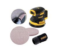 Dewalt DCW210N Cordless Brushless 18v XR Random Orbital Sander 125mm + 5 x Mesh