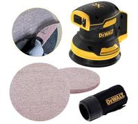 Dewalt Dcw210N Cordless Brushless 18V Xr Random Orbital Sander 125mm + 5 X Mesh