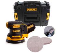 Dewalt Dcw210Nt Cordless Brushless 18V Xr Random Orbital Sander 125mm + 5 X Mesh