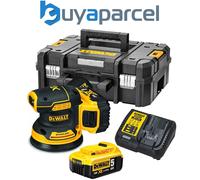 Dewalt DCW210P2 Cordless Brushless 18v XR Random Orbital Sander 125mm - 2x 5.0ah