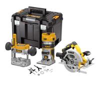 Dewalt Dcw604N 18V Xr Brushless Router Trimmer Plunge Base+ Dcs570N Circular Saw