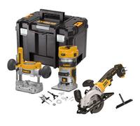 Dewalt Dcw604N 18V Xr Brushless Router Trimmer Plunge Base+ Dcs571N Circular Saw