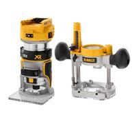 DeWALT DCW604NT 18V 1/4" Cordless Router Body Only With Plunge Base & Case