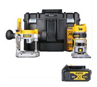 DeWalt DCW604NT 18V Router/Trimmer With Base, 1 x 4Ah Batt & Case