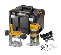 Dewalt Dcw604Nt 18V Xr Brushless Router Trimmer 1/4" + Plunge Base +Rail Adapter
