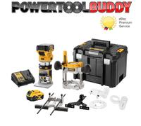 Dewalt DCW604NT 18V XR Brushless ¼" Router With Fixed & Plunge Bases