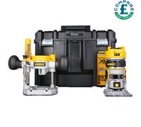 DeWalt DCW604NT-XJ 18v XR Brushless 1/4" Router in TSTAK VI Deep Carry Case