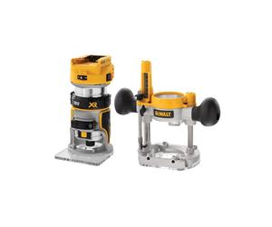 DEWALT DCW604NT XR 1/4in Twin Base Router 18V Bare Unit