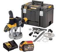 Dewalt DCW620NT 18V Brushless 1/2" Plunge Router with 1 x 9.0Ah Battery Charger