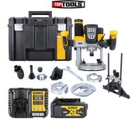 DeWalt DCW620NT 18V Brushless Plunge Router + 1 x 4Ah Battery, Charger & Case