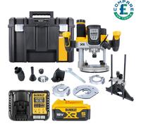 DeWalt DCW620NT 18V Brushless Plunge Router + 1 x 5Ah Battery, Charger & Case