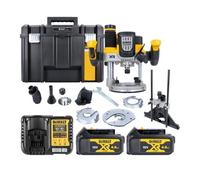 Dewalt Dcw620Nt 18V Brushless Plunge Router + 2 X 4Ah Batteries, Charger & Case