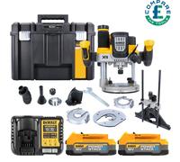 DeWalt DCW620NT 18V Brushless Plunge Router + 2x 1.7Ah Batteries, Charger & Case