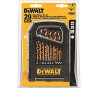 DEWALT DD4069 Cobalt Fractional Jobber Drill Set, 29 Piece