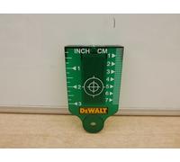 DeWalt DE0730G-XJ Green Laser Target Card