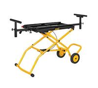 Dewalt De7260 Folding Rolling Mitre Saw Stand With Adjustable Height And Mobility