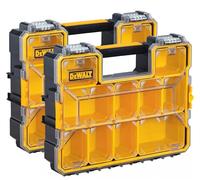 DeWalt Pro Organisers(1 x Deep 1 xShallow)IP53 Water Resistance Pack 2