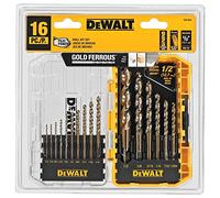 DEWALT - DEW-DW1956 Drill Bit Set with Pilot Point, 16-Piece (DW1956)