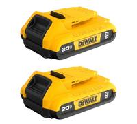 DeWalt DEWALT DCB203-2 20V Max Compact XR Li-Ion Compact Battery, 2-Pack