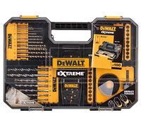 DeWalt DEWDT70620T Extreme Drill and SDS Set, Yellow, Set of 100 Piece