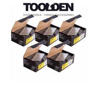 DeWalt DNBA1650GZ 5 Boxes of 16G 50mm Angled Galvanised 2nd Fix Nails (12 500 Pa