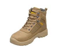 DEWALT Douglas Men's Safety Boots, Waterproof, Steel Toe Cap, Heat Resistant, Steel Midsole, Stone, UK6 (EU40)