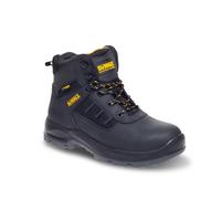 DEWALT Douglas Mens Safety Boots, Waterproof, Steel Toe Cap, Heat Resistant, Safety Boot Black UK8