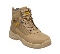 DEWALT Douglas Men's Safety Boots, Waterproof, Steel Toe Cap, Heat Resistant, Steel Midsole, Stone, UK8 (EU42)