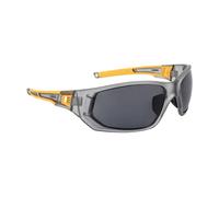 DEWALT DPG112-2D Miter Premium Vented No-Slip Safety Glasses - Smoke Lens - Vented Frame & Lenses - Rubber Temples & Nosepiece - 1 Pair