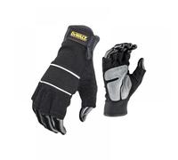 Dewalt DPG213 Fingerless Performance Gloves Black/Yellow/Charcoal L Co L