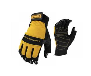Dewalt DPG23L EU Fingerless Synthetic Padded Leather Palm Gloves - Large