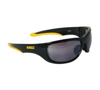 DEWALT DPG94-6C Dominator™ Z87+ Safety Glasses - Black Full Frame & Silver Mirror Lens - Rubber Temples & Nosepiece - 1 Pair