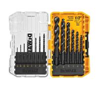 DEWALT Drill Bit Set 14-Piece 135 Degree Split Point For Plastic Wood and Metal (DWA1184)
