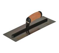 DeWalt Drywall Flex Stainless Steel Curved Trowel Leather Handle 14"